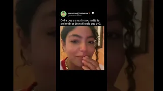 o dia que a any gabrielly chorou na Itália.