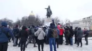 Anti-constitution reform protesters held in Russia