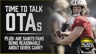 Can Saints finally answer some big OL questions at OTAs? | Inside Black & Gold