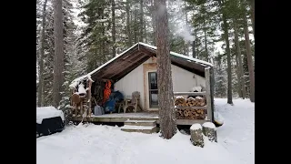 THE TENT. DEER CAMP 2020. Second Weekend. Snow, Cold, Wind and Wolves.