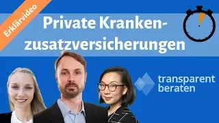 Private Krankenzusatzversicherungen | Was lohnt sich? [Erklärvideo]