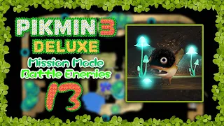 Pikmin 3 Deluxe: Mission Mode | Battle Enemies #13: Beastly Caverns