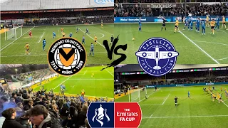 Newport County vs Eastleigh FC FA Cup 3rd Round Vlog | Maguire Rescues Replay!!