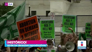 Corte Suprema de Estados Unidos elimina el derecho al aborto | Noticias con Yuriria Sierra