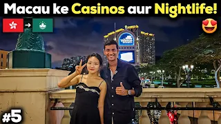 Macau, China Casinos & Nightlife || Hongkong to Macau Day Trip.