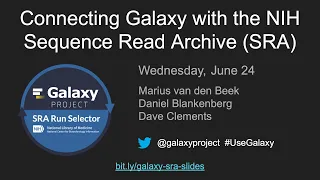 Connecting Galaxy with the NCBI Sequence Read Archive (SRA)