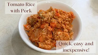 Cheap and Healthy Meal Ideas ✨ Inflation Meals ✨ Easy Tomato Rice with Pork