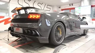 Lamborghini Gallardo Superleggera with Tubi Style Exhaust SCREAMING on the Dyno!