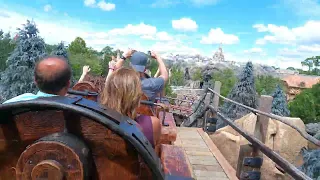 Seven Dwarfs Mine Train rollercoaster POV at WDW Magic Kingdom.