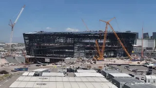 Allegiant Stadium Construction Time-Lapse