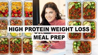 HIGH PROTEIN MEAL PREP | healthy, delicious meal prep recipes for the week!