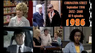 Coronation Street - September 1986