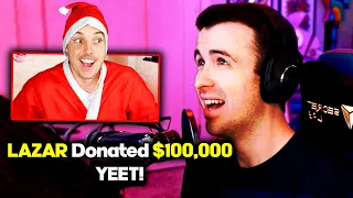 Donating $100,000 For Christmas