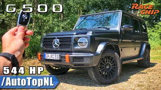 Mercedes Benz G Class G500 RaceChip 544HP REVIEW POV Test Drive on AUTOBAHN & ROAD by AutoTopNL