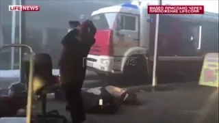 Ликвидация пожара на Савеловском рынке в Москве