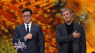 Stephen Colbert and Viggo Mortensen: Save The Bees