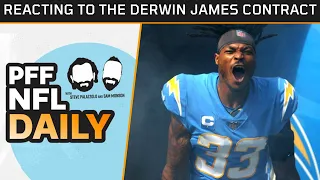 Reacting to the Chargers signing D**win James to a monster contract extension | NFL Daily