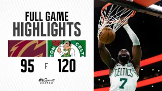 HIGHLIGHTS: Jaylen Brown DOMINATES as the Celtics take Game 1 vs. the Cavaliers, 120-90