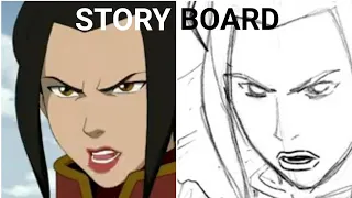 Mai Confronts Azula Storyboard | Avatar: The Last Airbender