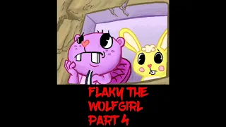 FLAKY THE WOLFGIRL PART 4 #happytreefriends2022 #htf2022 #flippyxflaky #comics #shorts