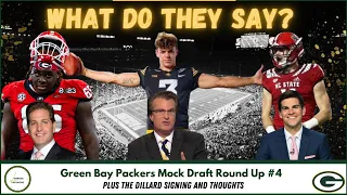 Green Bay Packers Mock Draft Round Up No. 4- Who will the Green Bay Packers choose? 2024 NFL Draft