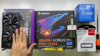 Satisfying PC Build intel Core i5 12400 GIGABYTE B660M AORUS PRO DDR4 ZOTAC GTX1660 MASTERBOX E300L