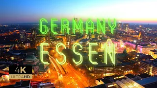 Germany Essen [4K] - by drone & Relaxation music