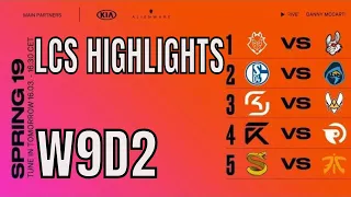 LEC Highlights ALL GAMES Week 9 Day 2 Spring 2019 League of Legends European Championship