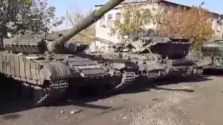 ДНР трофеи ополченцев танки и бронетехника