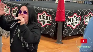 Little Ozzy Sings at Micro Wrestling Federation - Oxford MS