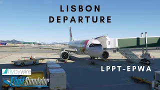 Stunning early morning departure! | Lisbon (LIS/LPPT) | FBWa32NX | MSFS2020