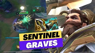 BADASS SENTINEL GRAVES WILD RIFT WITH COLLECTOR BUILD - hard carry