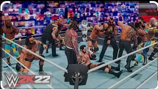 WWE 2K22_ 20 man Royal Rumble  PlayStation gameplay