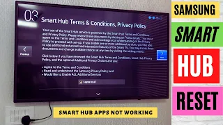 SAMSUNG TV TERMS AND CONDITIONS NOT DOWNLOADING || SAMSUNG SMART HUB NOT WORKING