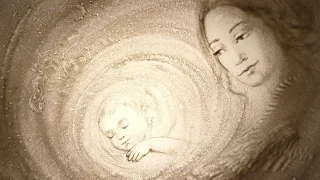 Sand Animation "Contemplation" by Katerina Barsukova. Песочная Анимация. Рисование песком.