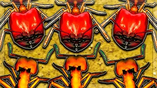 Big Headed Ant Queens Vs Leafcutter Ant Queens in Empires Of The Undergrowth