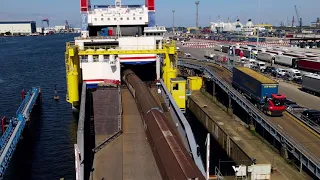 Eisenbahnhafen Rostock wird ausgebaut