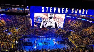 2023 NBA Playoffs! Golden State Warriors Player Introductions! Wiggs, Poole, Loon, Klay, and Curry!