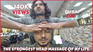 ASMR | STRONGEST HEAD MASSAGE OF MY LIFE 😱🇦🇪