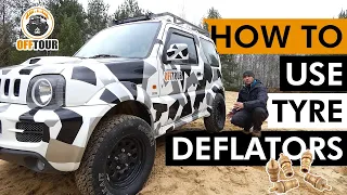 Tyre presure - how to set tyre deflators OFFTOUR 4x4