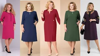 Most beautiful and gorgeous plus size mother of the bride dresses | trendy party wear dress 2024