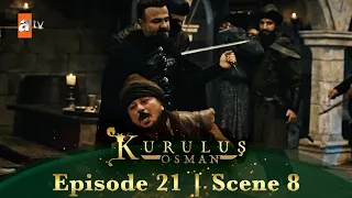 Kurulus Osman Urdu | Season 2 Episode 21 Scene 8 | Nikola ki Gunduz Sahab ki jaan laine ki koshish!