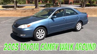 2003 Toyota Camry  Walk around and Review