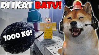 PARKOUR DENGAN DI IKAT BEBAN BATU SEBERAT 1000KG! - Roblox Indonesia