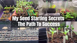 Seed Starting Secrets: Step-by-Step Guide to Growing Veggies Indoors!