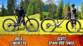 Bold Linkin 150 & Scott Spark 900 tuned 2022 - testRIDE Lenzerheide | MTBT