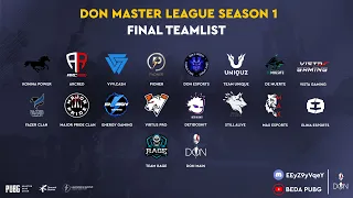 DON MASTER TOURNAMENT S1 | FINAL | DAY 1