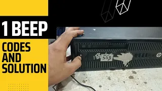 Fixed HP Elitedesk 400 G1 1 beep and Turn Off PC Before Push Power Button On Beep and Off Solution
