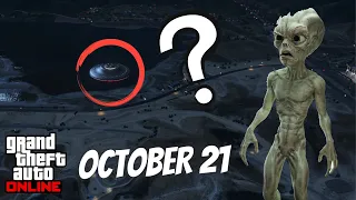 How to Activate UFO in GTA Online | October 21 Halloween Event 2021 | Sightseeing Alien UFO