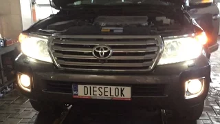 ТехЦентр DIESELOK - КАК увеличить мощность Toyota Land Cruiser 200. Chip Tuning + Отключили ЕГР